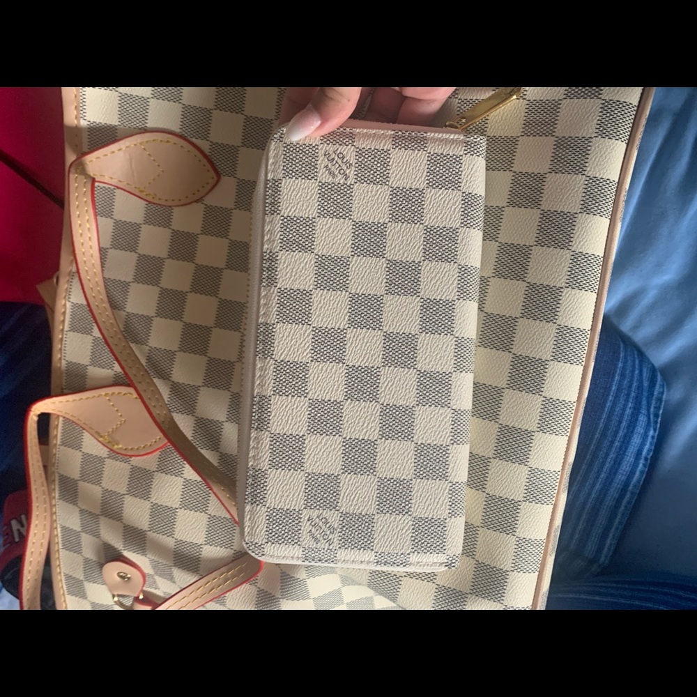 Brand new LV bag with wallet and small bag